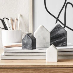 Deko-Haus Set 3-tlg. BLOCKHOUSE In Grau -Küche Store butlers deko haus set 3 tlg blockhouse in grau 9