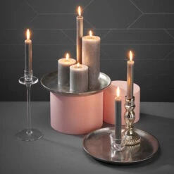 Deko-Teller Ø34cm BANQUET In Silber -Küche Store butlers deko teller o34cm banquet in silber 3