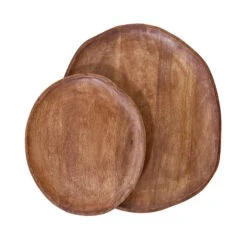 Deko-Teller Organisch Ø30cm MANGO DAYS In Braun -Küche Store butlers deko teller organisch o30cm mango days in braun 3