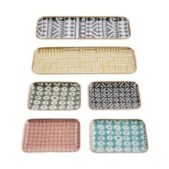 Dekotablett L 33 X B 12cm PATTERY In Gelb -Küche Store butlers dekotablett l 33 x b 12cm pattery in gelb 6