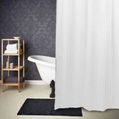 Duschvorhang Streifen WET WET WET In Weiß 9 Duschvorhang Streifen WET WET WET In Weiß -Küche Store butlers duschvorhang streifen wet wet wet in weiss 4