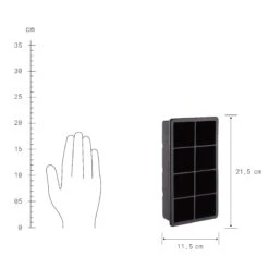 Eiswürfelform Für 8 XXL Eiswürfel COOL DOWN In Schwarz -Küche Store butlers eiswurfelform fur 8 xxl eiswurfel cool down in schwarz 2