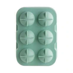 Eiswürfelform XXL 6 Eisbälle COOL DOWN In Salbei -Küche Store butlers eiswurfelform xxl 6 eisballe cool down in salbei 3