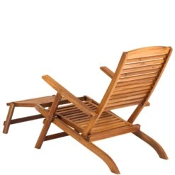 Gartenliege Mit Fußteil WEEKENDER In Braun -Küche Store butlers gartenliege mit fussteil weekender in braun 3