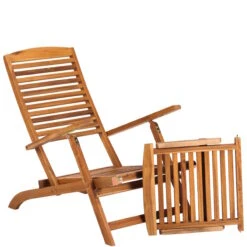 Gartenliege Mit Fußteil WEEKENDER In Braun -Küche Store butlers gartenliege mit fussteil weekender in braun 4