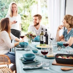 Geschirr-Set Zum Dinner 12-tlg. DE LA ROYA In Blau -Küche Store butlers geschirr set zum dinner 12 tlg de la roya in blau 10