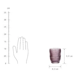 Glas 250ml FIRENZE In Lila -Küche Store butlers glas 250ml firenze in lila 2