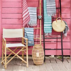 Hamamtuch L 170 X B 90cm SURFSIDE In Türkis -Küche Store butlers hamamtuch l 170 x b 90cm surfside in turkis 5