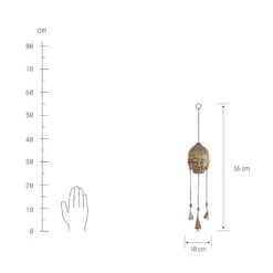 Hängedekoration "Buddha" L 55 X B 10cm BALI In Gold 6 Hängedekoration "Buddha" L 55 X B 10cm BALI In Gold -Küche Store butlers hangedekoration buddha l 55 x b 10cm bali in gold 2