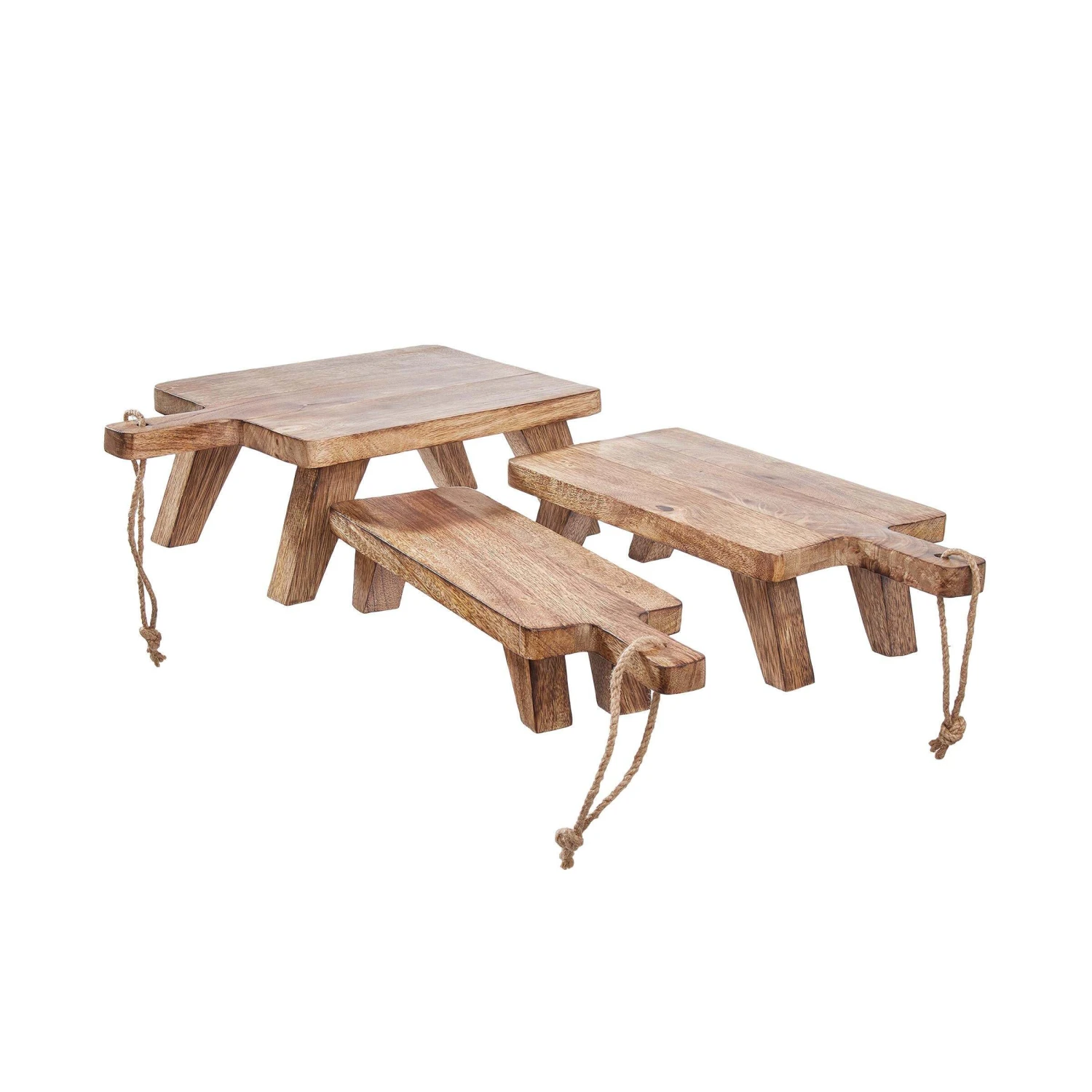 Holzpodest L 36 X B 17cm ON STAGE In Braun 8 Holzpodest L 36 X B 17cm ON STAGE In Braun – Bild 8