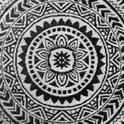 In- & Outdoor-Teppich Circles L 180 X B 118cm COLOUR CLASH In Schwarz-Weiß -Küche Store butlers in and outdoor teppich circles l 180 x b 118cm colour clash in schwarz weiss 3