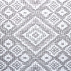 In- & Outdoor-Teppich Ethno L 200 X B 150cm COLOUR CLASH In Grau-Weiß -Küche Store butlers in and outdoor teppich ethno l 200 x b 150cm colour clash in grau weiss 3