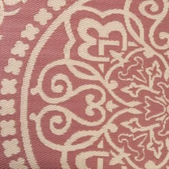 In- & Outdoor-Teppich Floral L 180 X B 118cm COLOUR CLASH In Hellrot-Creme -Küche Store butlers in and outdoor teppich floral l 180 x b 118cm colour clash in hellrot creme 3