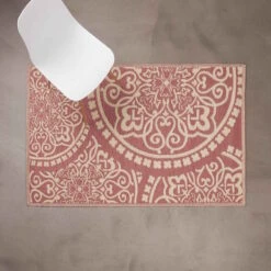 In- & Outdoor-Teppich Floral L 180 X B 118cm COLOUR CLASH In Hellrot-Creme -Küche Store butlers in and outdoor teppich floral l 180 x b 118cm colour clash in hellrot creme 5