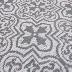 In- & Outdoor-Teppich Kacheln L 180 X B 118cm COLOUR CLASH In Grau-Weiß -Küche Store butlers in and outdoor teppich kacheln l 180 x b 118cm colour clash in grau weiss 4