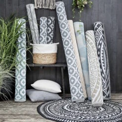 In- & Outdoor-Teppich Mosaik L 150 X B 90cm COLOUR CLASH In Schwarz -Küche Store butlers in and outdoor teppich mosaik l 150 x b 90cm colour clash in schwarz 5