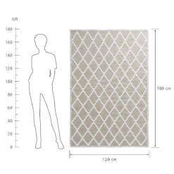 In- & Outdoor-Teppich Rauten L 180 X B 118cm COLOUR CLASH In Natur 12 In- & Outdoor-Teppich Rauten L 180 X B 118cm COLOUR CLASH In Natur -Küche Store butlers in and outdoor teppich rauten l 180 x b 118cm colour clash in natur 3