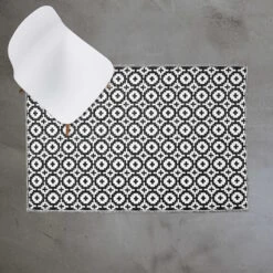 In- & Outdoorteppich Mosaik L 180 X B 120cm COLOUR CLASH In Schwarz -Küche Store butlers in and outdoorteppich mosaik l 180 x b 120cm colour clash in schwarz 3