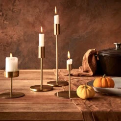 Küche Store -Küche Store butlers kerzenhalter hohe 19cm highlight in gold 1