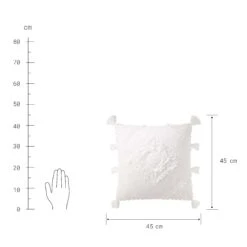 Kissen L 45 X B 45cm MAYAN RIVIERA In Weiß -Küche Store butlers kissen l 45 x b 45cm mayan riviera in weiss 2