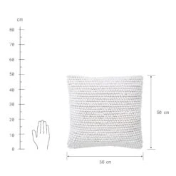 Kissen L 50 X B 50cm KALEA In Beige -Küche Store butlers kissen l 50 x b 50cm kalea in beige 2