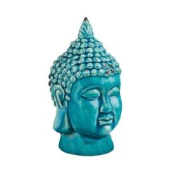 Kopf Höhe 23cm BUDDHA In Türkis 10 Kopf Höhe 23cm BUDDHA In Türkis -Küche Store butlers kopf hohe 23cm buddha in turkis 3
