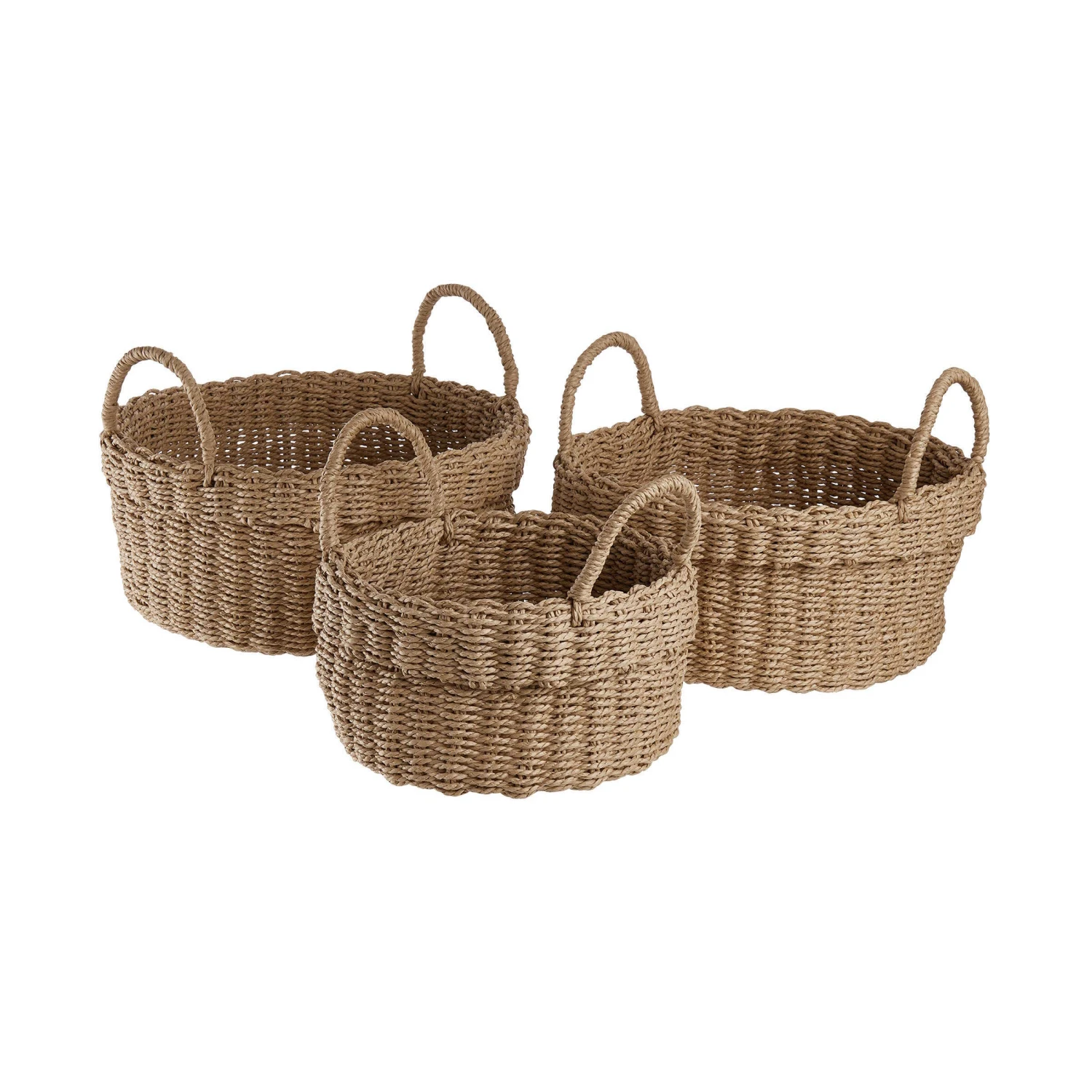 Korb Ø23cm PAPER BRAID In Natur 6 Korb Ø23cm PAPER BRAID In Natur – Bild 6