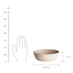 Korb Rund Ø20cm RONDA In Natur -Küche Store butlers korb rund o20cm ronda in natur 2