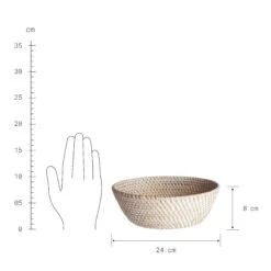 Korb Rund Ø24cm RONDA In Natur -Küche Store butlers korb rund o24cm ronda in natur 2