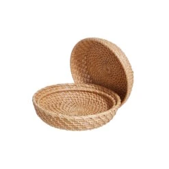 Korbschale Rattan Ø20cm RONDA In Natur -Küche Store butlers korbschale rattan o20cm ronda in natur 2