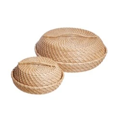 Korbschale Rattan Ø33cm RONDA In Natur -Küche Store butlers korbschale rattan o33cm ronda in natur 4