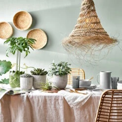 Lampenschirm Höhe 40cm BOMAS In Natur -Küche Store butlers lampenschirm hohe 40cm bomas in natur 7