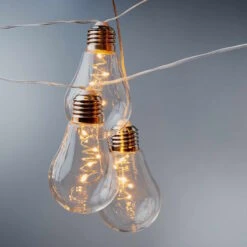 LED-Lichterkette 10 Lichter Mit USB-Batteriefach BULB LIGHTS In Transparent 16 LED-Lichterkette 10 Lichter Mit USB-Batteriefach BULB LIGHTS In Transparent -Küche Store butlers led lichterkette 10 lichter mit usb batteriefach bulb lights in transparent 4