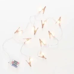 LED-Lichterkette Clips 10 Lichter Mit USB-Batteriefach CLIP COUTURE In Roségold 8 LED-Lichterkette Clips 10 Lichter Mit USB-Batteriefach CLIP COUTURE In Roségold -Küche Store butlers led lichterkette clips 10 lichter mit usb batteriefach clip couture in rosegold 3