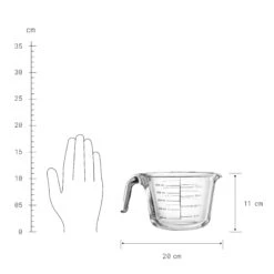 Messbecher Aus Glas 1000ml RECIPE In Transparent -Küche Store butlers messbecher aus glas 1000ml recipe in transparent 2
