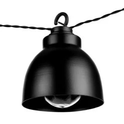 Metall-Lampenkette Mit Stecker WAREHOUSE In Schwarz -Küche Store butlers metall lampenkette mit stecker warehouse in schwarz 3