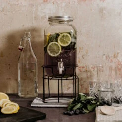 Metallständer Für Getränkespender REFRESH In Schwarz -Küche Store butlers metallstander fur getrankespender refresh in schwarz 8