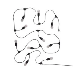 Küche Store -Küche Store butlers outdoor lichterkette mit 10 gluhbirnen und stecker bulb lights in schwarz 1
