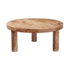 Podest Ø34cm MESA In Braun