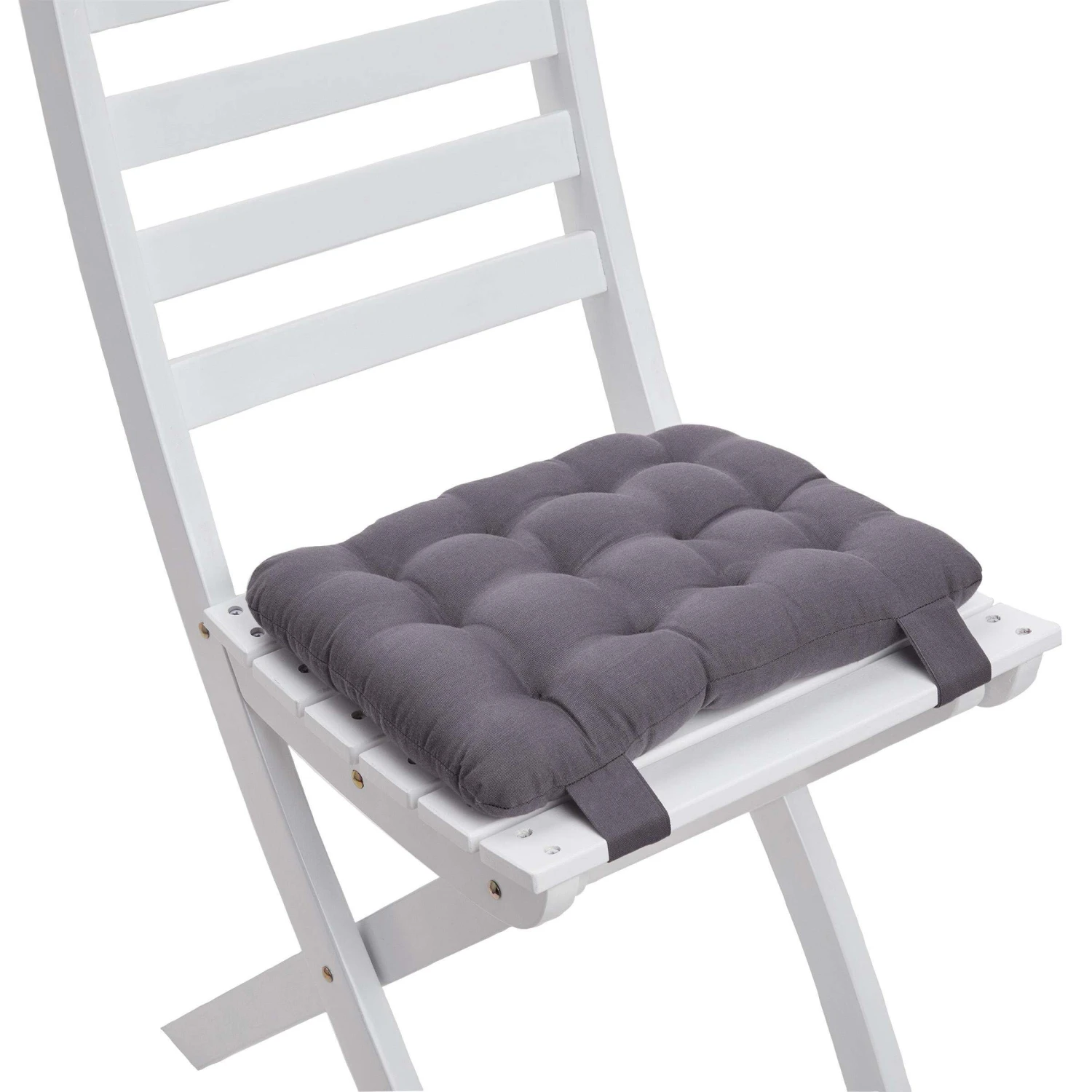 Sitzkissen Mit Klettverschluss L 36 X B 25cm SOLID In Anthrazit 2 Sitzkissen Mit Klettverschluss L 36 X B 25cm SOLID In Anthrazit – Bild 2