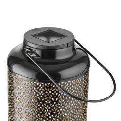 Solar-Laterne H 24cm SOLANA In Schwarz-Gold 7 Solar-Laterne H 24cm SOLANA In Schwarz-Gold -Küche Store butlers solar laterne h 24cm solana in schwarz gold 3