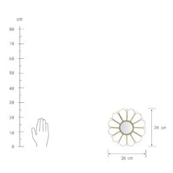 Küche Store -Küche Store butlers spiegel blume o26cm fiore in gold 1