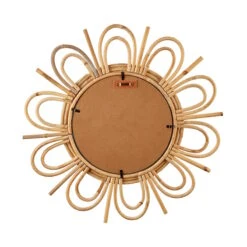 Spiegel Blumenförmig Ø52cm COTTAGE In Natur -Küche Store butlers spiegel blumenformig o52cm cottage in natur 4