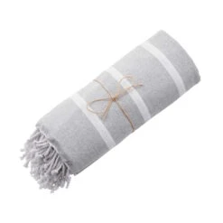 Strandtuch L 200 X B 180cm SURFSIDE In Hellgrau 11 Strandtuch L 200 X B 180cm SURFSIDE In Hellgrau -Küche Store butlers strandtuch l 200 x b 180cm surfside in hellgrau 5