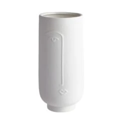 Vase Höhe 29cm LINE ART In Weiß -Küche Store butlers vase hohe 29cm line art in weiss 2